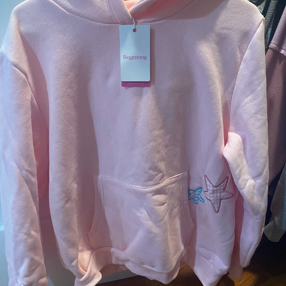 Beginning Pink Star Hoodie